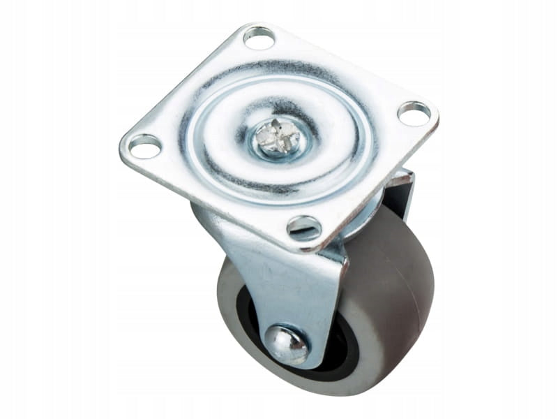 Gumowe kółko meblowe łożyskowe śr. 40 mm gumowa powłoka ZESTAW 4 SZTUKI