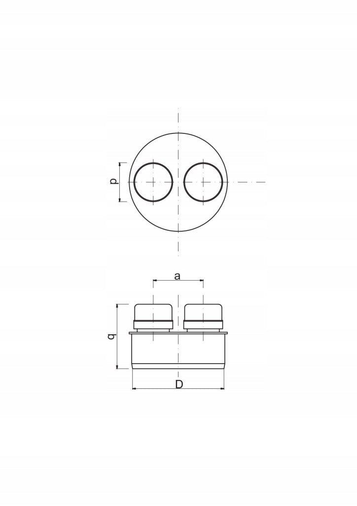 Aqbau NAPOWIETRZACZ kanalizacji 110 mm regulator powietrza