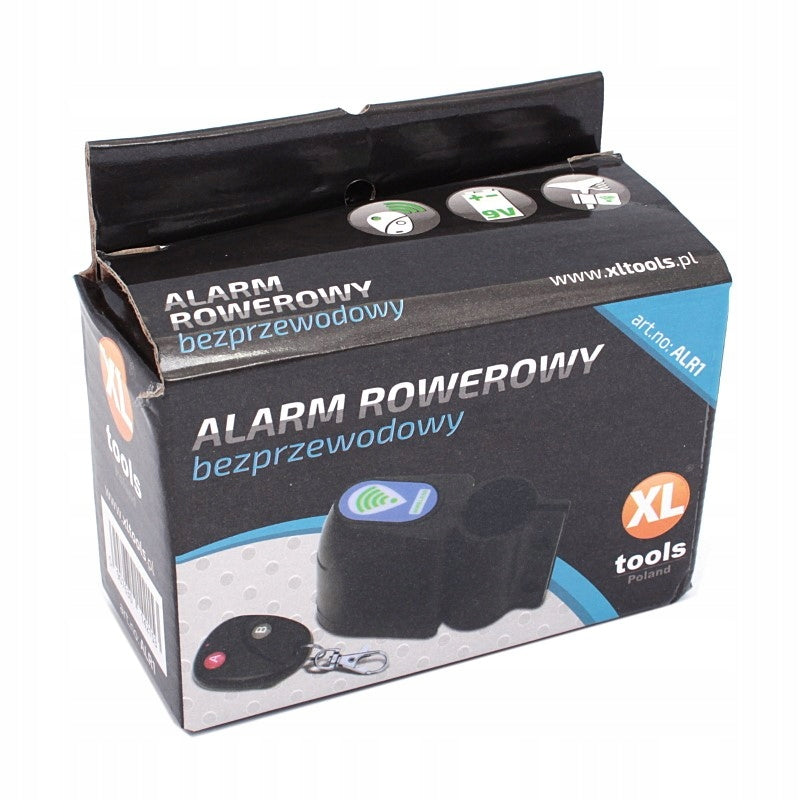 Aqbau alarm rowerowy z pilotem bezprzewodowym zabezpieczenie wodoodporne