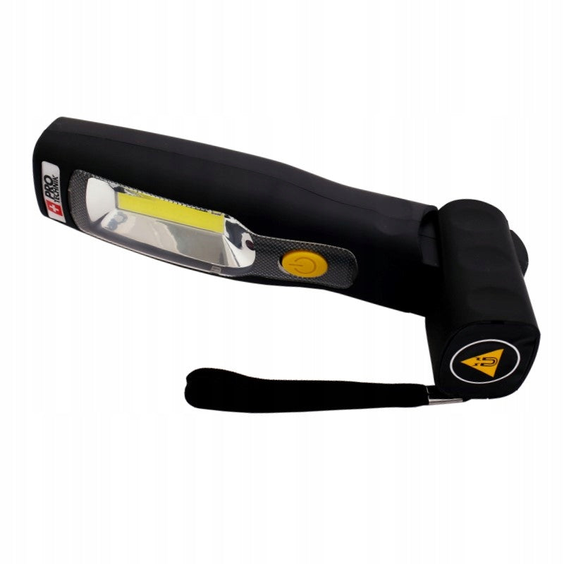 Aqbau lampa warsztatowa 3W COB + 6 LED akumulatorowa bezprzewodowa latarka