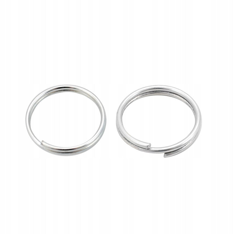 Kółko baza do kluczy, brelok, 20mm drut okrągły ocynk, 100 sztuk ZESTAW