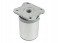 4x nóżka OKRĄGŁA meblowa z trwałego aluminium, z regulacją śr. 4cm /H- 6cm
