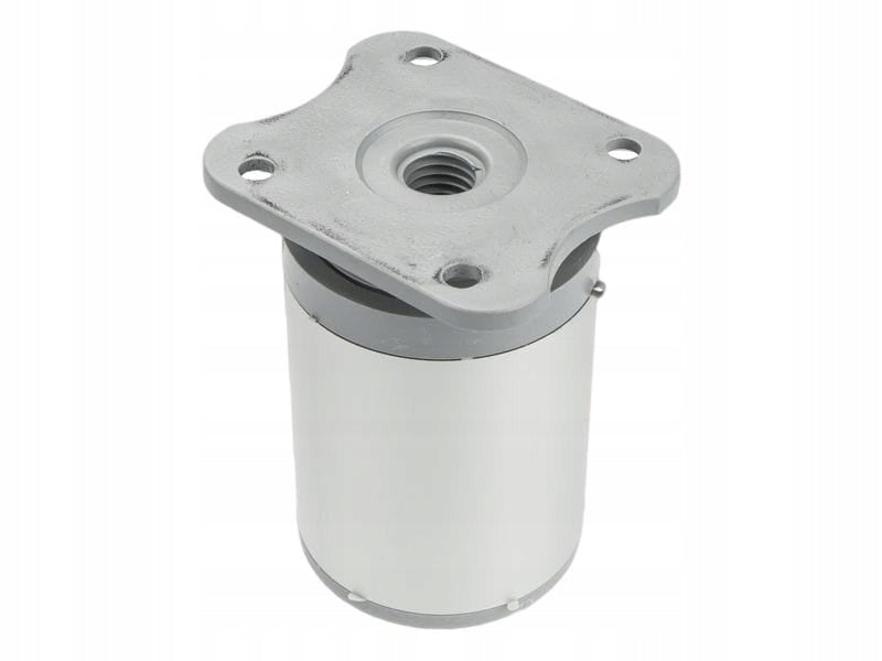 4x nóżka OKRĄGŁA meblowa z trwałego aluminium, z regulacją śr. 4cm /H- 6cm