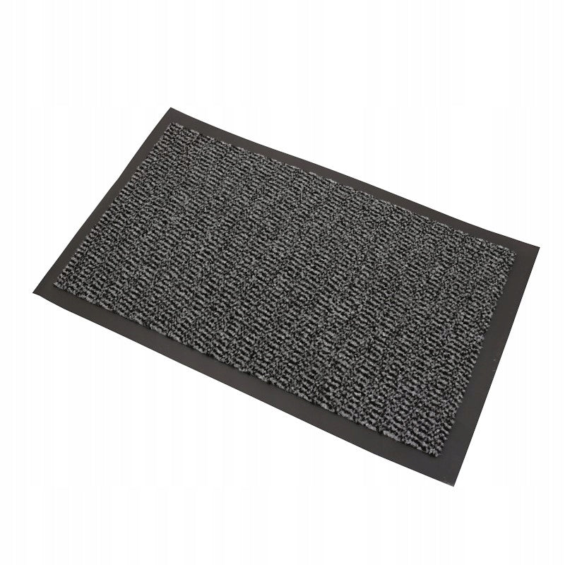 Wycieraczka pod drzwi guma PCV 60x80cm CLIN szara brązowa mocna