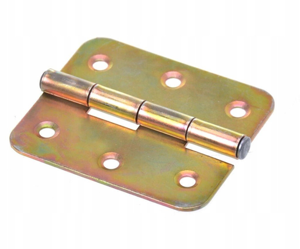 Zawias splatany 70 x 60mm budowlany meblowy skrzyniowy ocynk złoty 10 szt