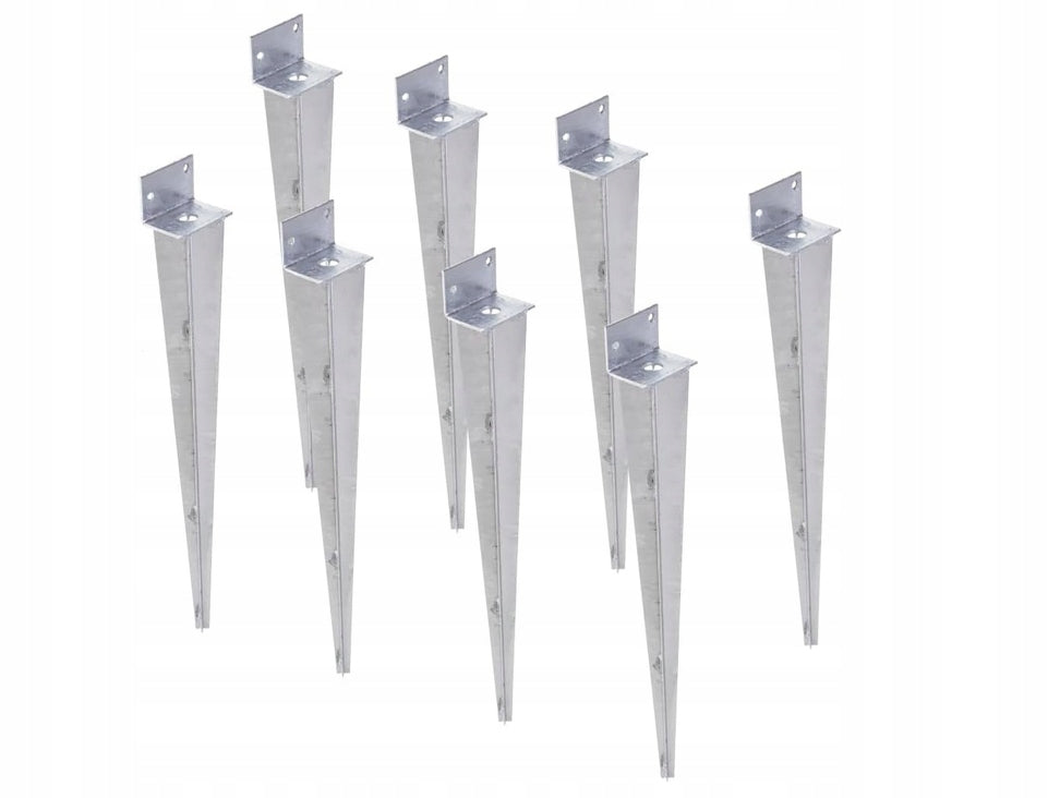 Podstawa słupa kotwa wbijana pod altanę taras L 40 x 500 mm zestaw 8szt