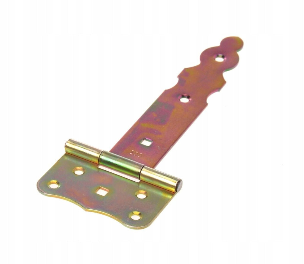 Zawias altanowy budowlany drzwiowy meblowy do okien drzwi żółty ocynk 250mm