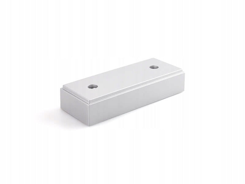 Nóżka meblowa 4 SZTUKI chrom mat - 100x40x20 mm - Minimalistyczny design