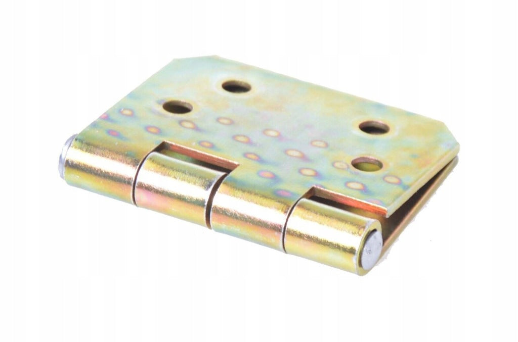 Zawias budowlany skrzyniowy meblowy metalowy 70 x 100 mm ocynk żółty