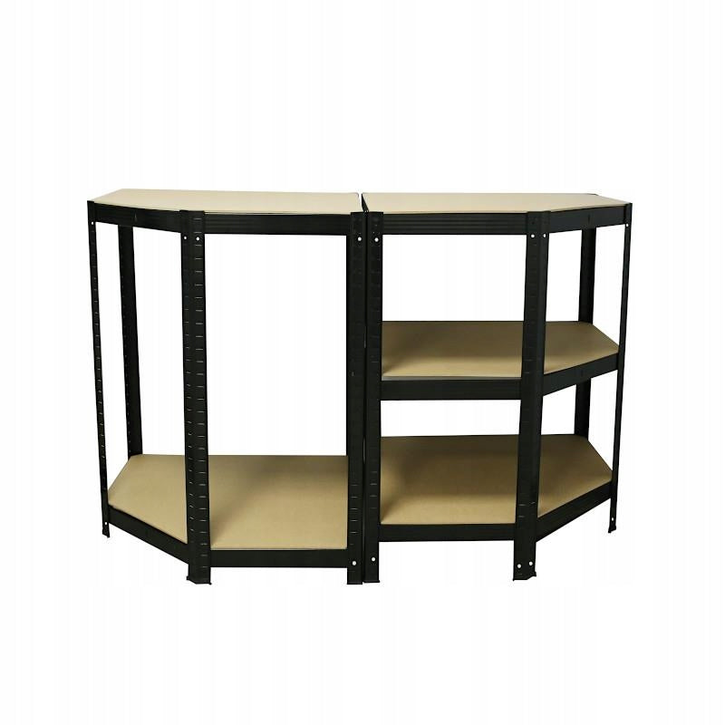 Regał garażowy 180x70x40/43cm 5x175kg METALOWY mocny magazynowy MDF