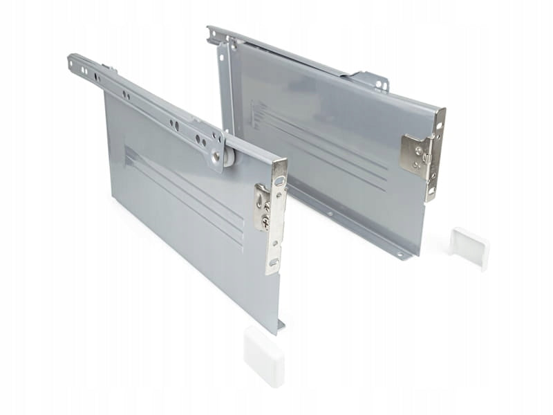 Prowadnica stalowa METALBOX, rolkowa, do szuflad z frontem, 150*350 popiel
