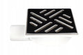 Aqbau kratka kanalizacyjna boczna, ruszt metalowy śr.50 mm, 15x15 cm