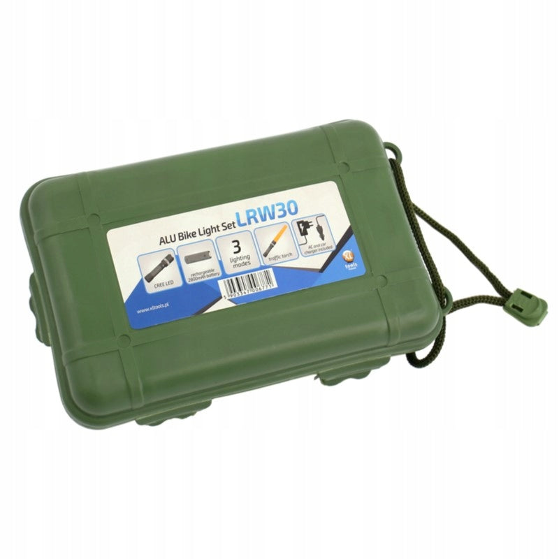Aqbau lampka rowerowa CREE aluminium akumulator funkcja ZOOM