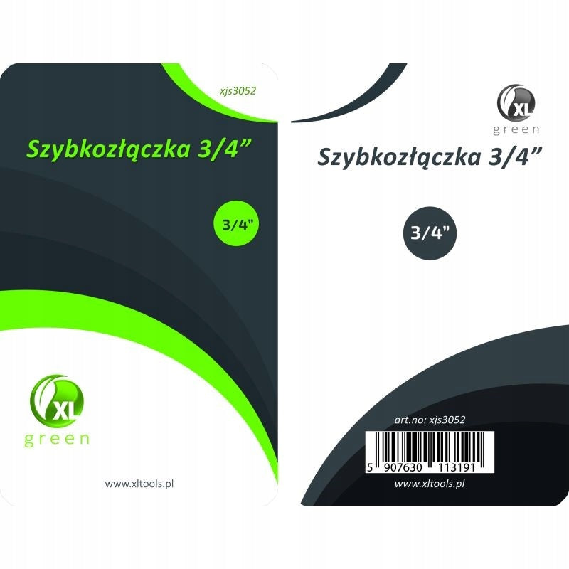 Aqbau szybkozłączka na wąż 3/4'' ogrodowa podlewanie z ABS