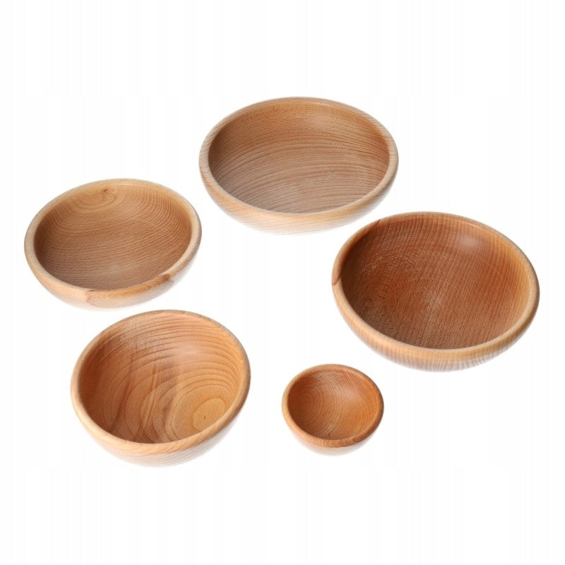 Miska drewniana 18cm Misa wykonana z drewna czereśniowego do serwowania