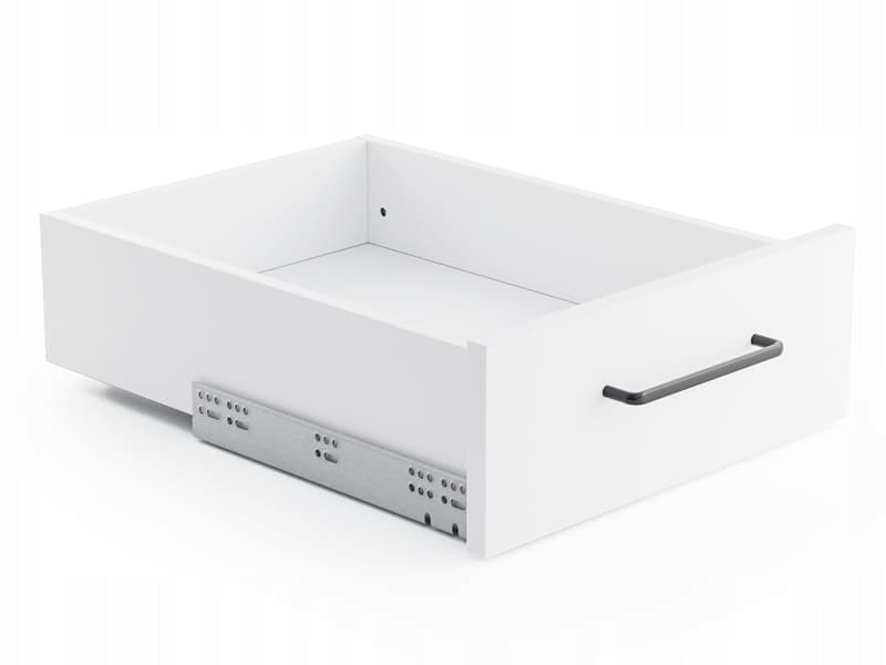 Aqbau szuflada systemowa DiBOX H121 L-550mm biały prowadnice udźwig 40kg