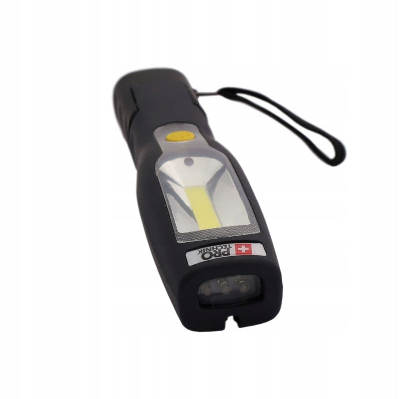 Aqbau lampa warsztatowa 3W COB + 6 LED akumulatorowa bezprzewodowa latarka