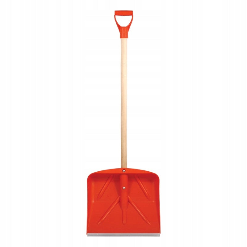Aqbau duża wzmocniona łopata do śniegu z trzonem drewnianym 134cm