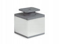 4 x nóżka meblowa z aluminium KWADRATOWA komplet do mebli 6x6/ H-6cm