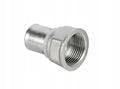 Aqbau Złączka PEX/GW ZAPRASOWYWANA 16 x 1/2" mm Mosiądz Profil U