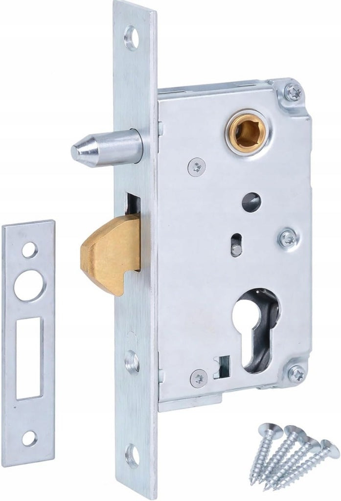 Aqbau zamek hakowy 72/30 do drzwi przesuwnych bramy ogrodzenia metal ocynk
