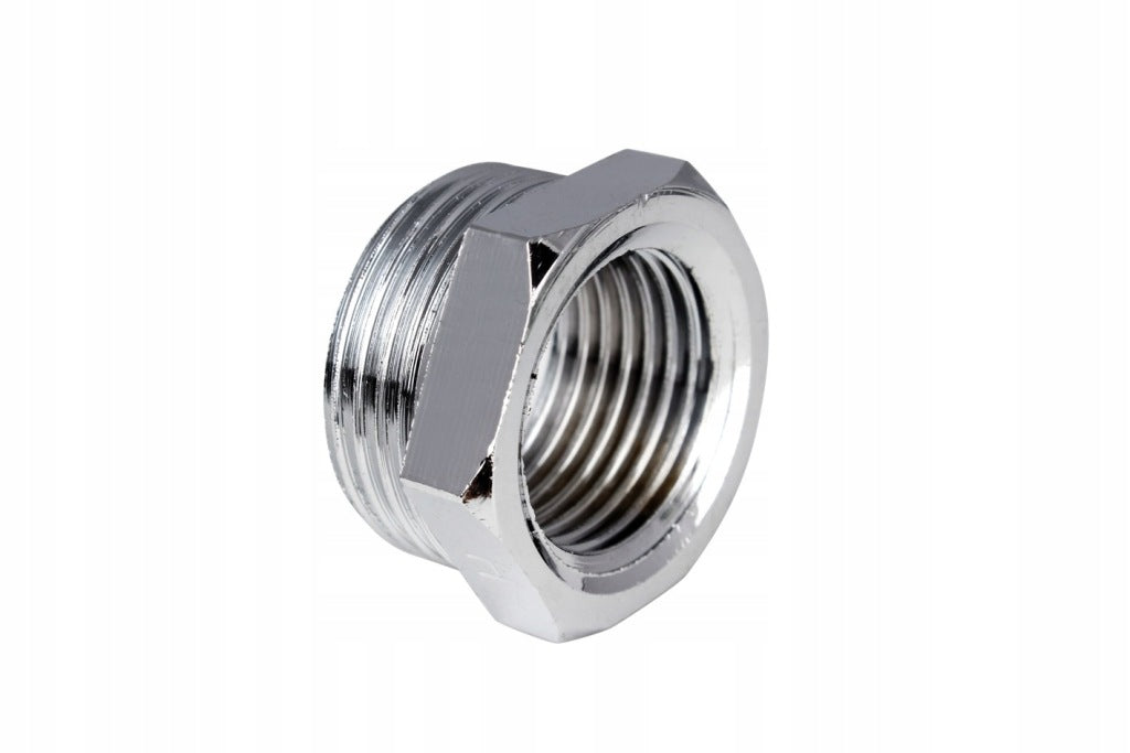 Aqbau redukcja mosiężna 1″x3/4″ powłoka chromowana