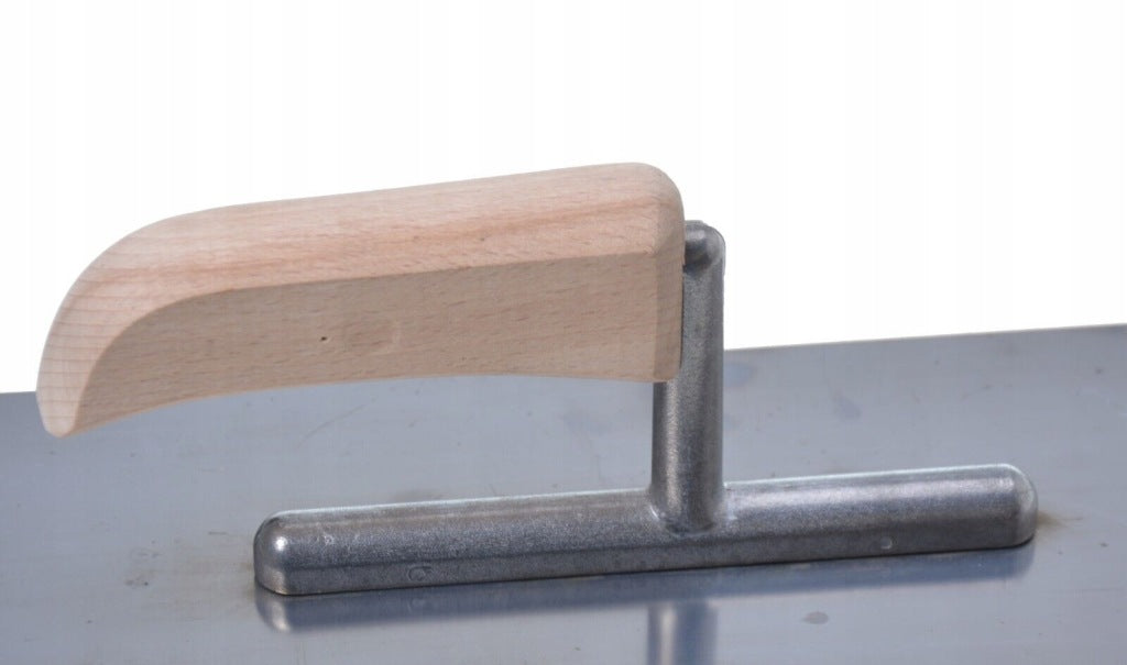 PACA NIERDZEWNA Z ZĘBAMI 6 x 6 270x130mm DREWNIANA RĄCZKA