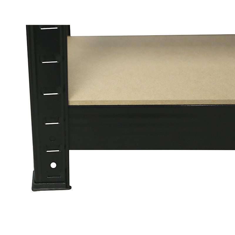 Regał garażowy 180x90x45cm 5 półek x175kg METALOWY mocny magazynowy MDF