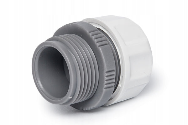 Aqbau White Line przyłącze do węża 1/2″ – Gwint Zewnętrzny 3/4″