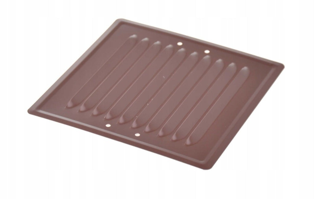 Kratka wentylacyjna metalowa 14x14 BRĄZOWA