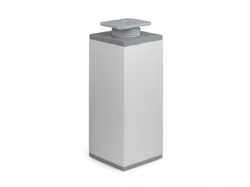 4 x nóżka meblowa z aluminium KWADRATOWA komplet do mebli 6x6/ H-15cm