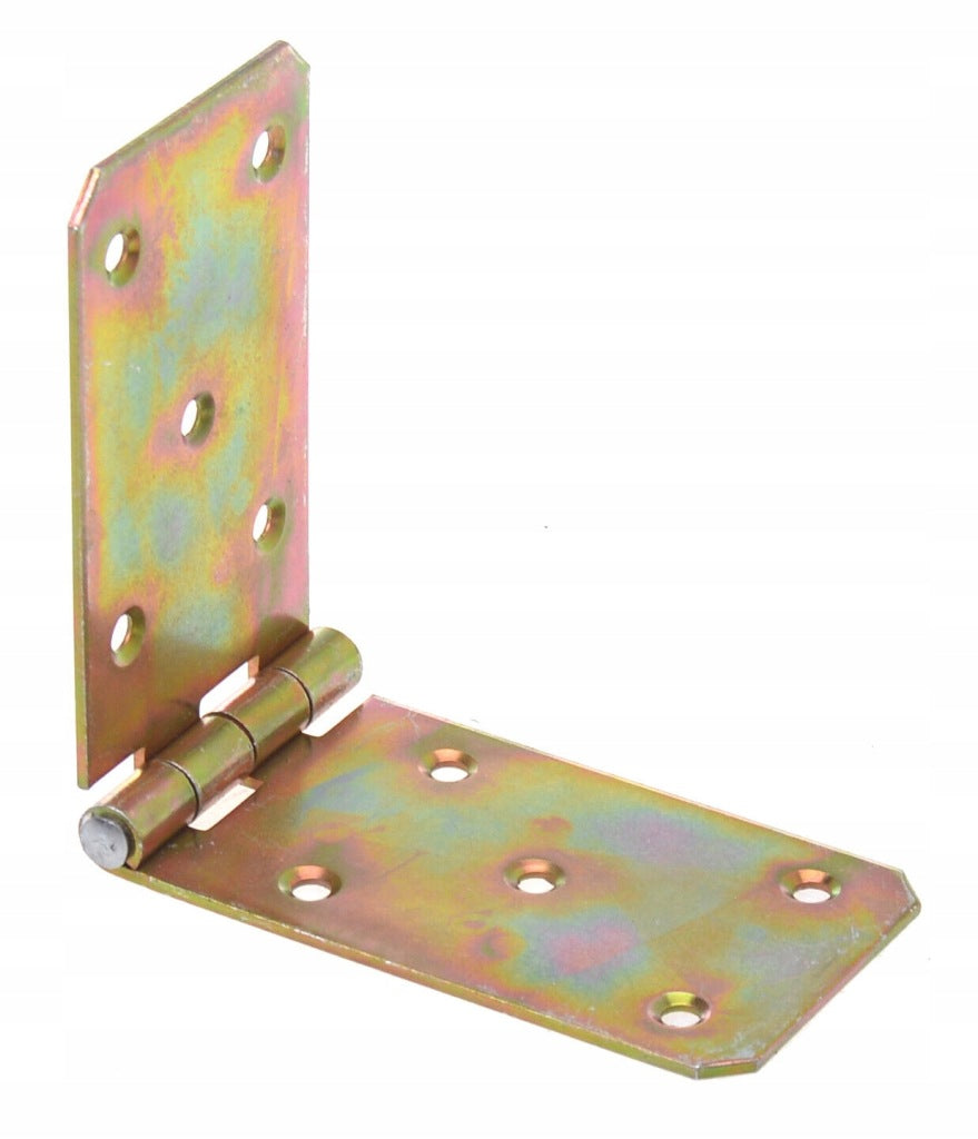 Zawias budowlany splatany skrzyniowy meblowy 60 x 200 mm ocynk żółty
