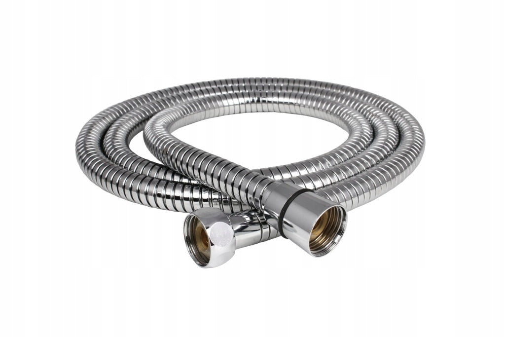 Aqbau wąż natryskowy rozciągany z nakrętką stożkową 150-200 cm 1/2″ x 1/2″