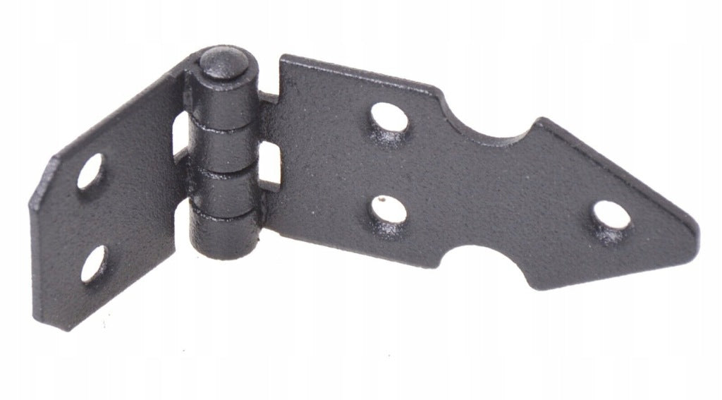 Zawias budowlany skrzyniowy meblowy antyk ozdobny czarny 25x75mm (10szt)