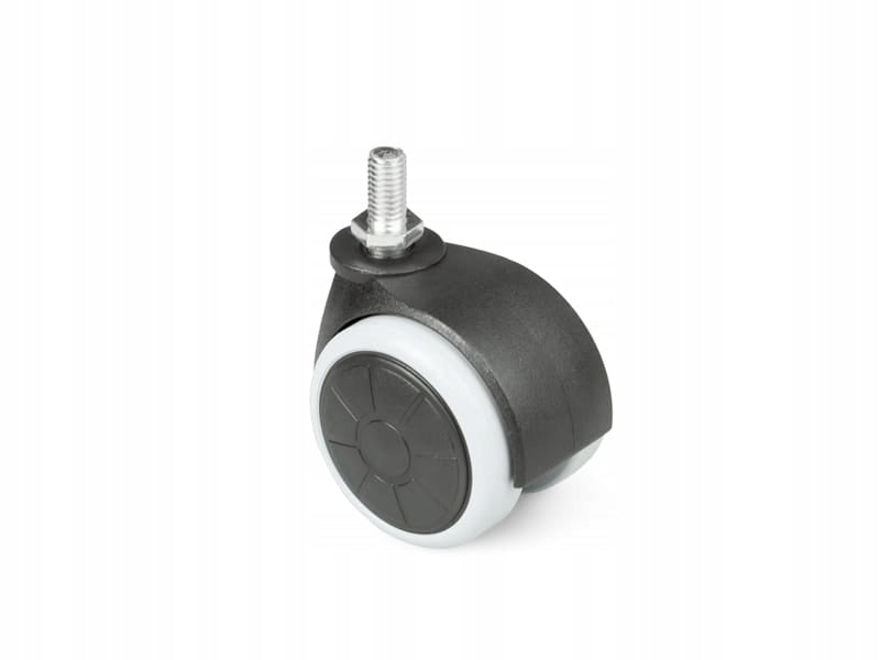Kółko obrotowe gumowane z gwintem M8 śr 50 mm do fotela metalowe1 szt