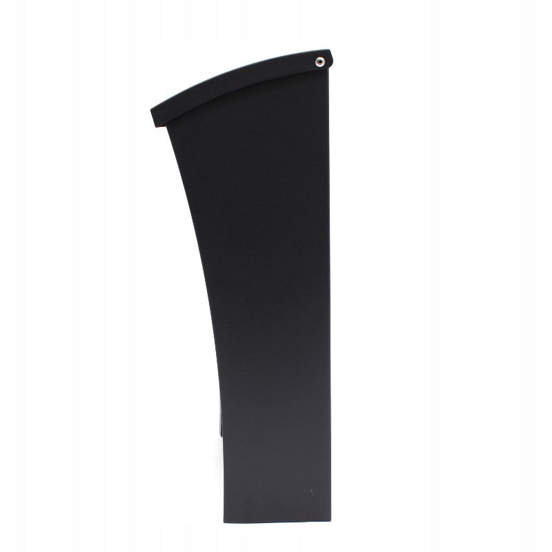 Aqbau skrzynka na listy DALMATIA srebrna 25x32x8-12cm stalowa kompaktowa