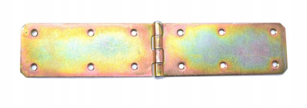 Zawias budowlany meblowy skrzyniowy metalowy 60 x 300 mm ocynk żółty