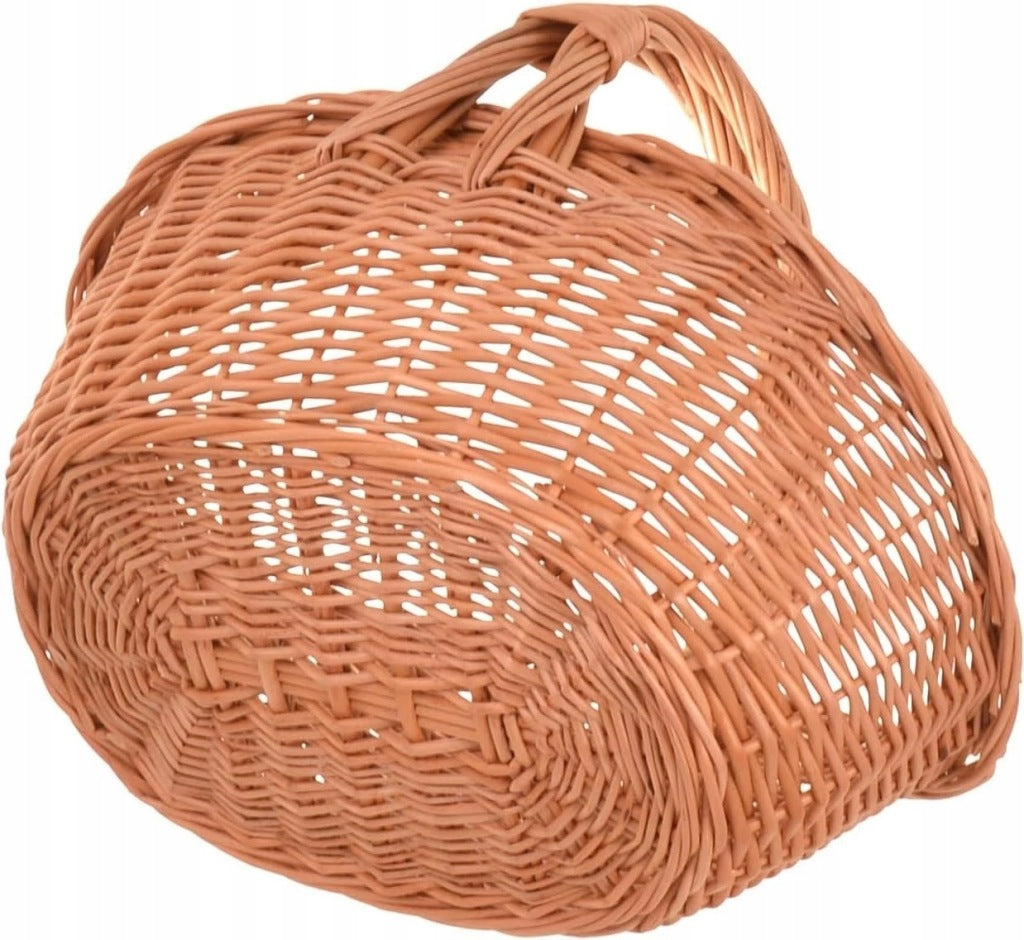 Aqbau kosz wiklinowy brązowy naturalny wielkanocny koszyczek rozmiar L-41cm