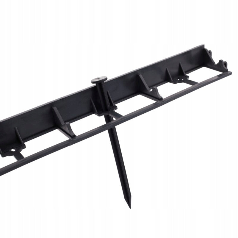Obrzeże kratka do trawnika rabaty , 1m x 45mm czarne uniwerslane