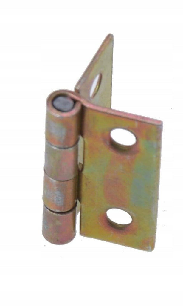 Zawias splatany 25 x 25mm meblowy skrzyniowy budowlany ocynk złoty 50 szt