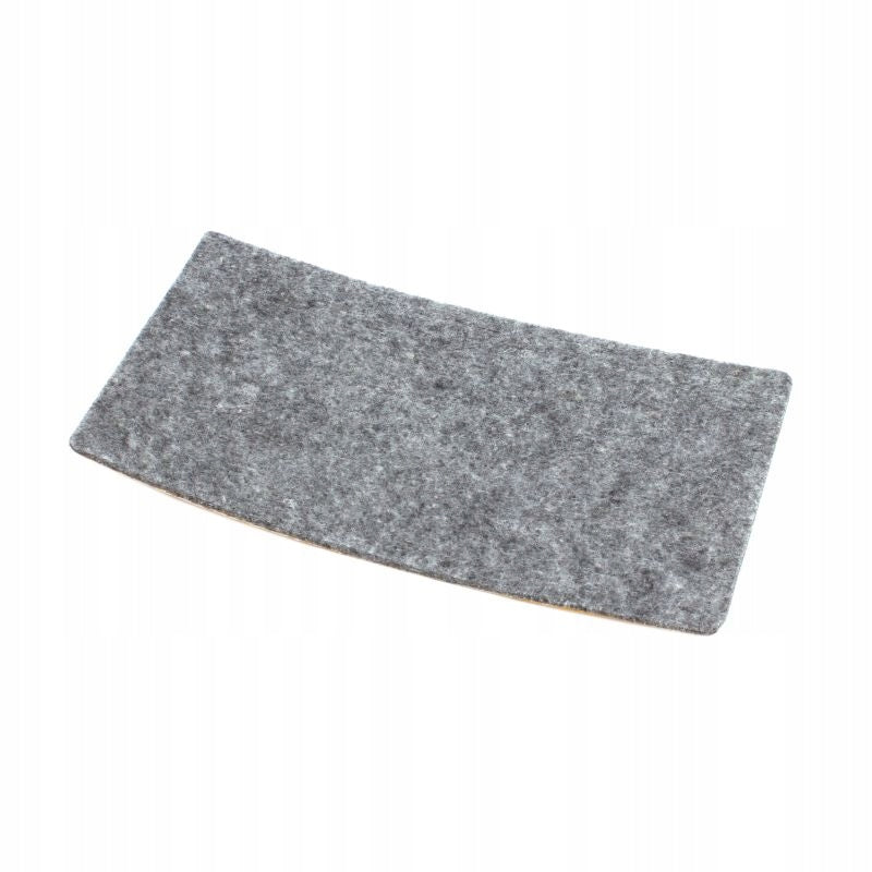PODKŁADKI FILCOWE SAMOPRZYLEPNE FILC do cięcia duży kawałek 12,5x24cm szary