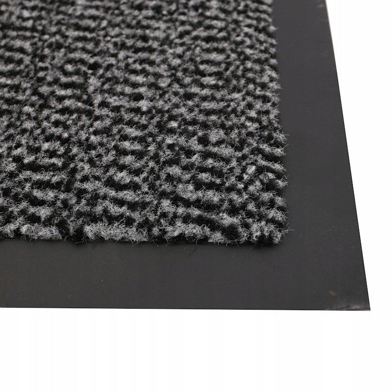 Wycieraczka pod drzwi guma PCV 60x80cm CLIN szara brązowa mocna