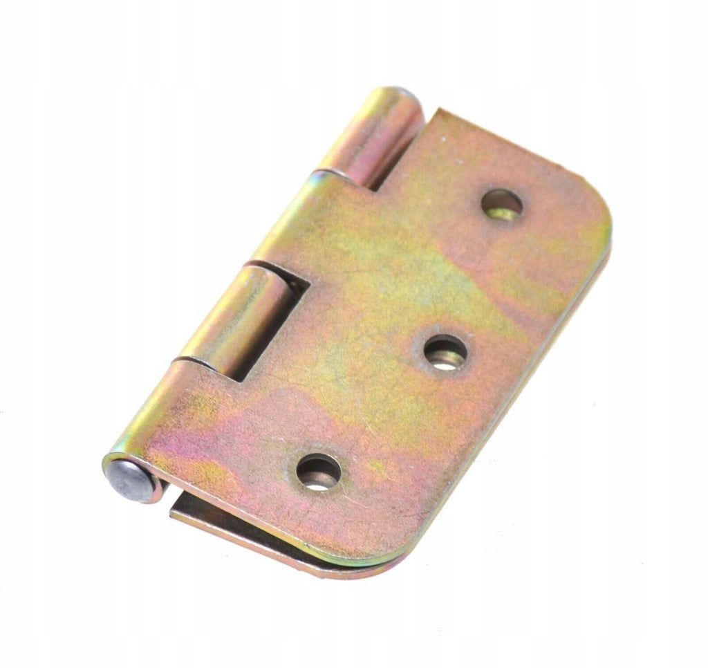 Zawias splatany 75 x 75mm budowlany meblowy skrzyniowy ocynk złoty 10 szt