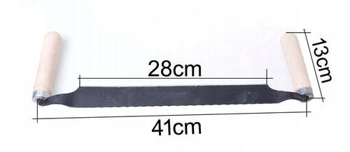 OŚNIK DO KOROWANIA STRUG RĘCZNY KOROWACZKA DO KORY 41cm KUTY