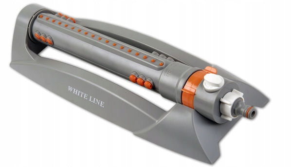 Aqbau White Line Zraszacz oscylacyjny zmiennej szerokości, zasięg aż 418 m2