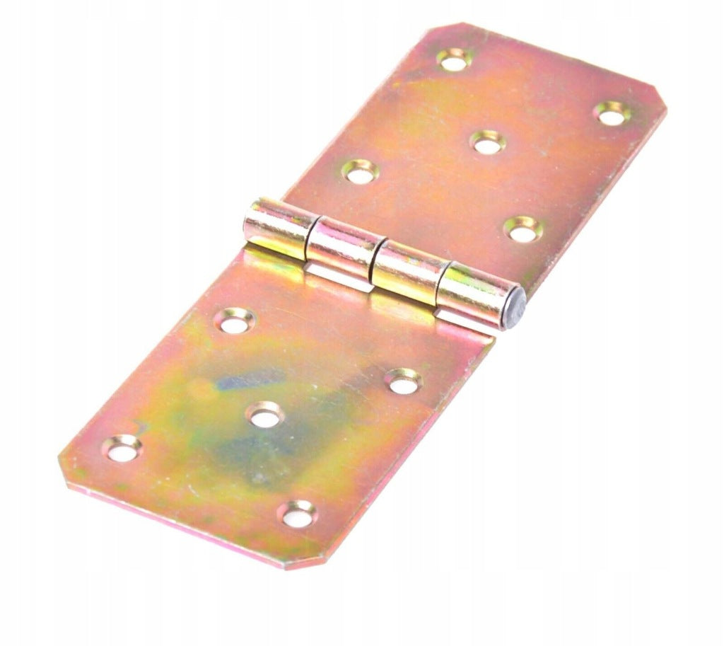 Zawias budowlany skrzyniowy meblowy metalowy 70 x 200 mm ocynk żółty