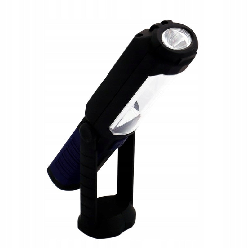 Aqbau lampa robocza warsztatowa 3w1 COB LED zasilana bateriami 3xAA