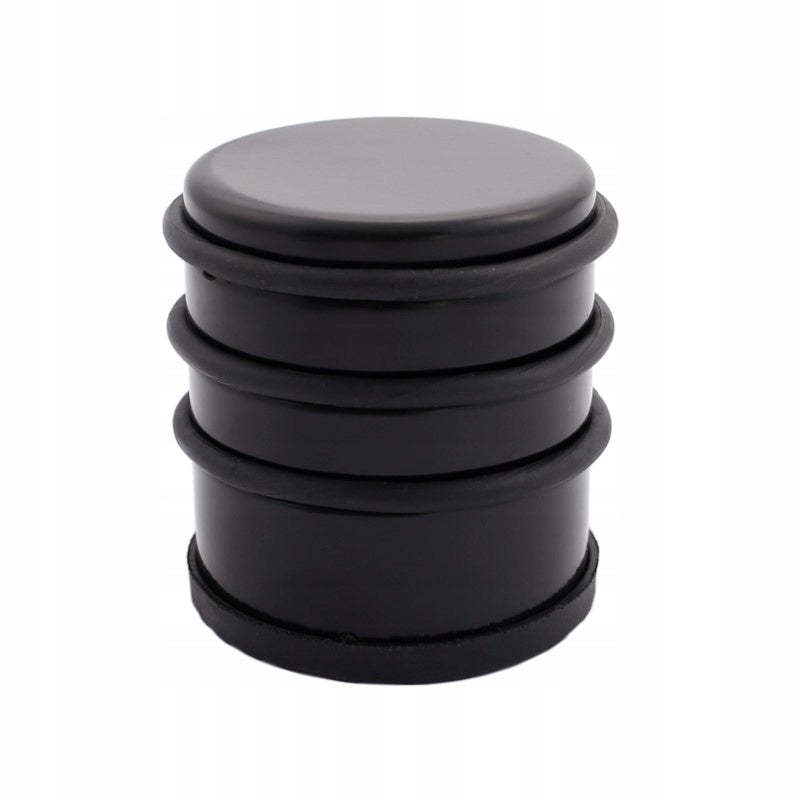 Odbojnik wolnostojący wysoki ciężki ogranicznik drzwi 70x75mm czarny mat