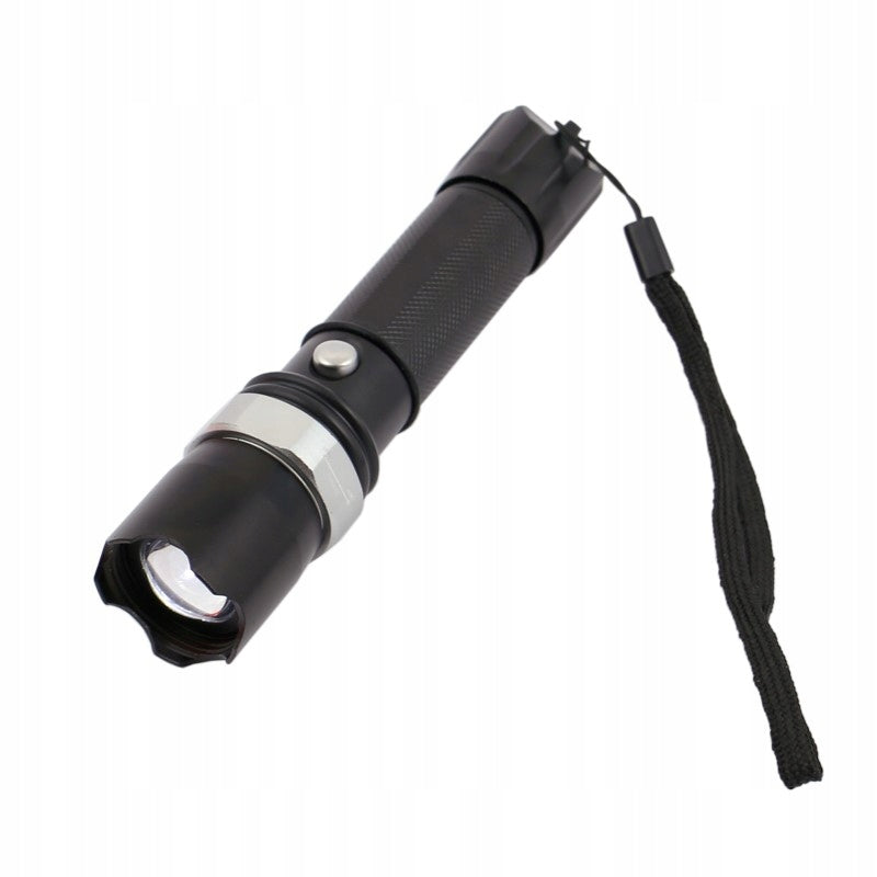 Aqbau lampka rowerowa CREE aluminium akumulator funkcja ZOOM