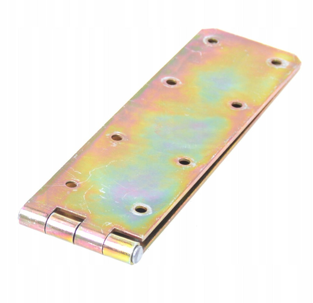 Zawias budowlany meblowy skrzyniowy metalowy 60 x 400 mm ocynk żółty
